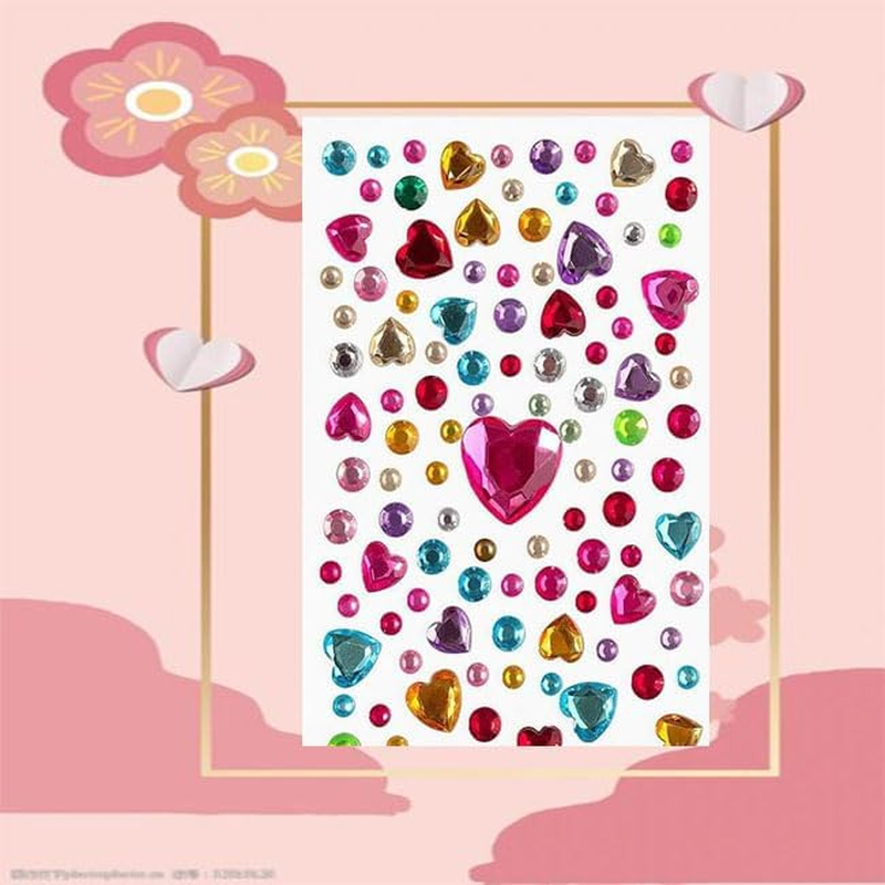 Limcryspp Self-Adhesive Facial Rhinestone - Waterproof Body and Face Nail Polish Glitter | Party and Holiday Sequin Decorative, Suitable for Women, Teenagers and Children