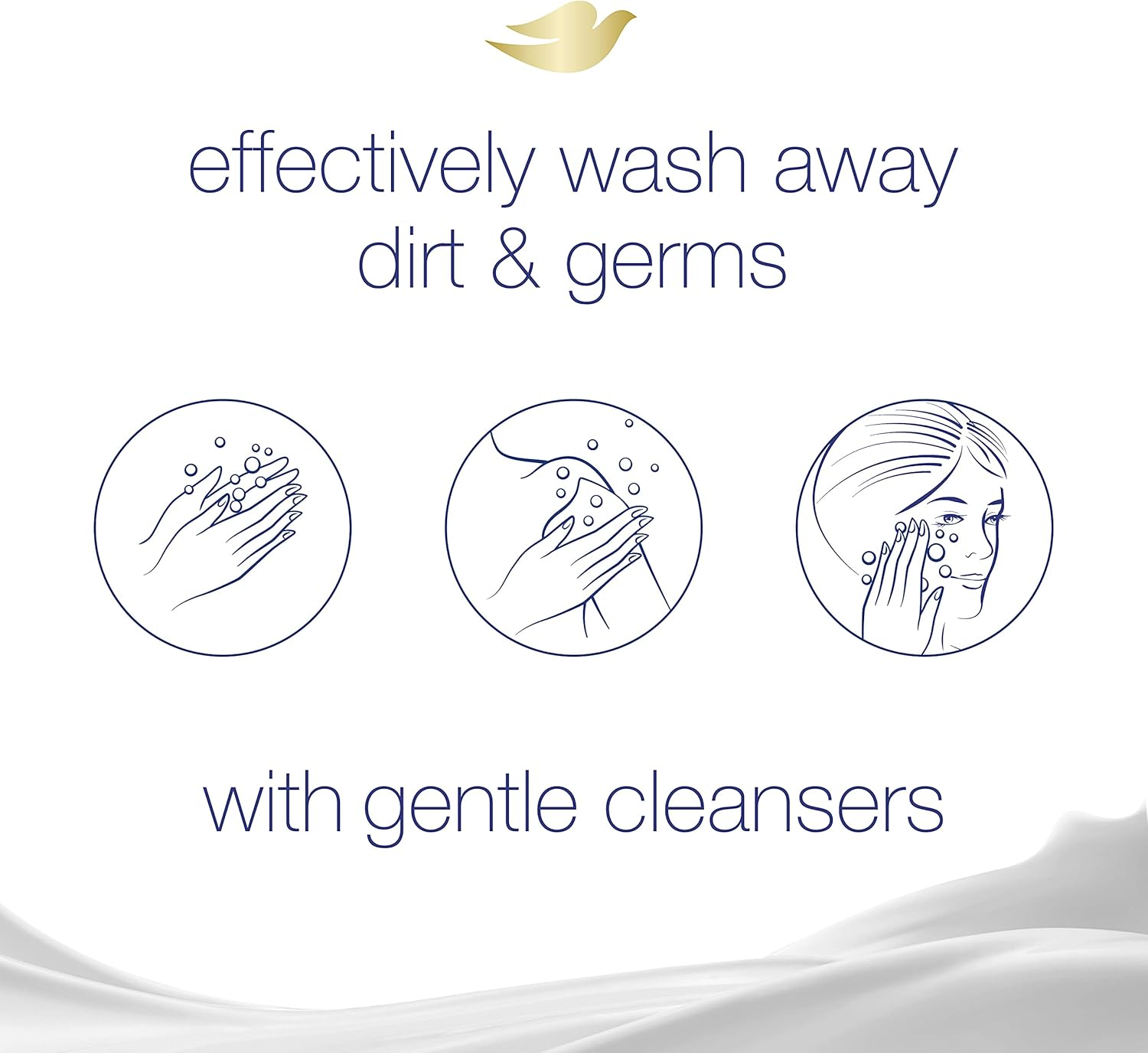 Dove Beauty Bar, Pink, 4 Oz, 4 Bar