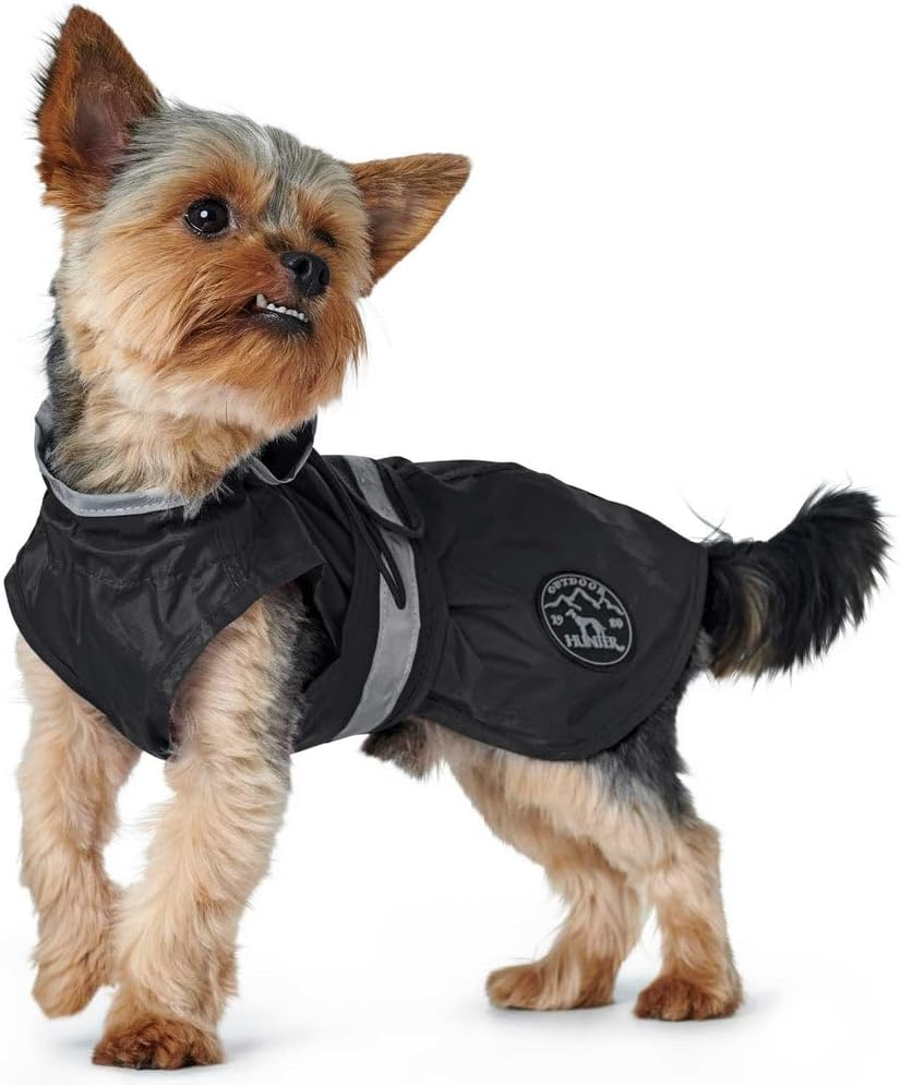 HUNTER Dog Coat Uppsala Rain, 50 Black image number 5