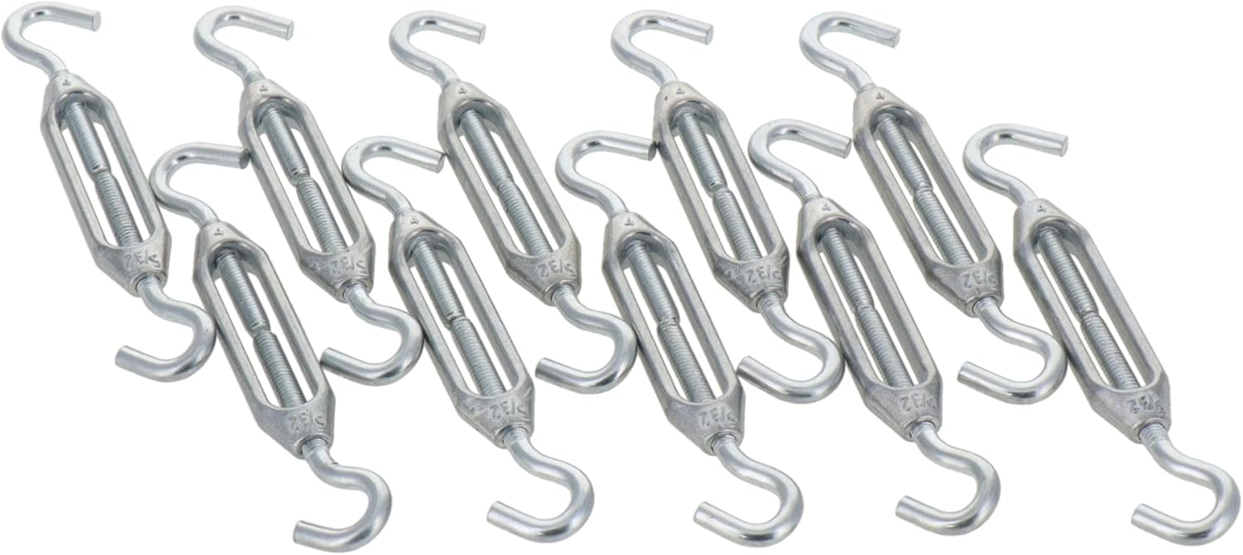 Sankyo Corporation Trad TBR-410D Die-Cast Turnbuckle Hook 0.16 Inch (4 Mm) (M4) Set of 10 image number 6