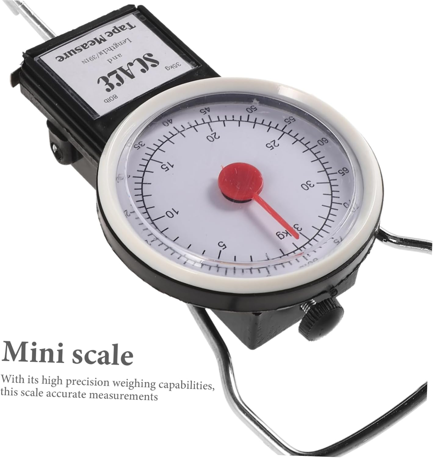 FELTECHELECTR Portable Heavy Duty Spring Scale for Travel Accurate Hanging Luggage Weight Measurement Compact Design for Outdoor Use for and Adventurers image number 2
