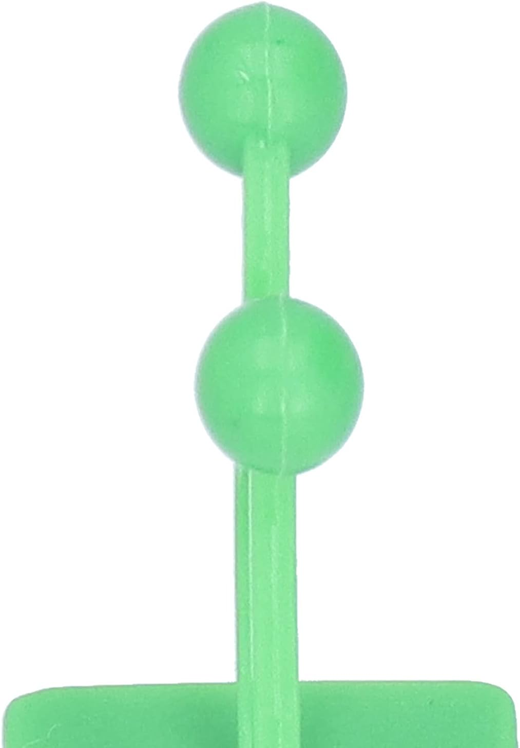 100PCS Plant Climbing Wall Fixture Wall Vines Fixing Clamp/Holder Self Adhesive Branch Fixture for Indoor Plants (White) (Green) image number 3