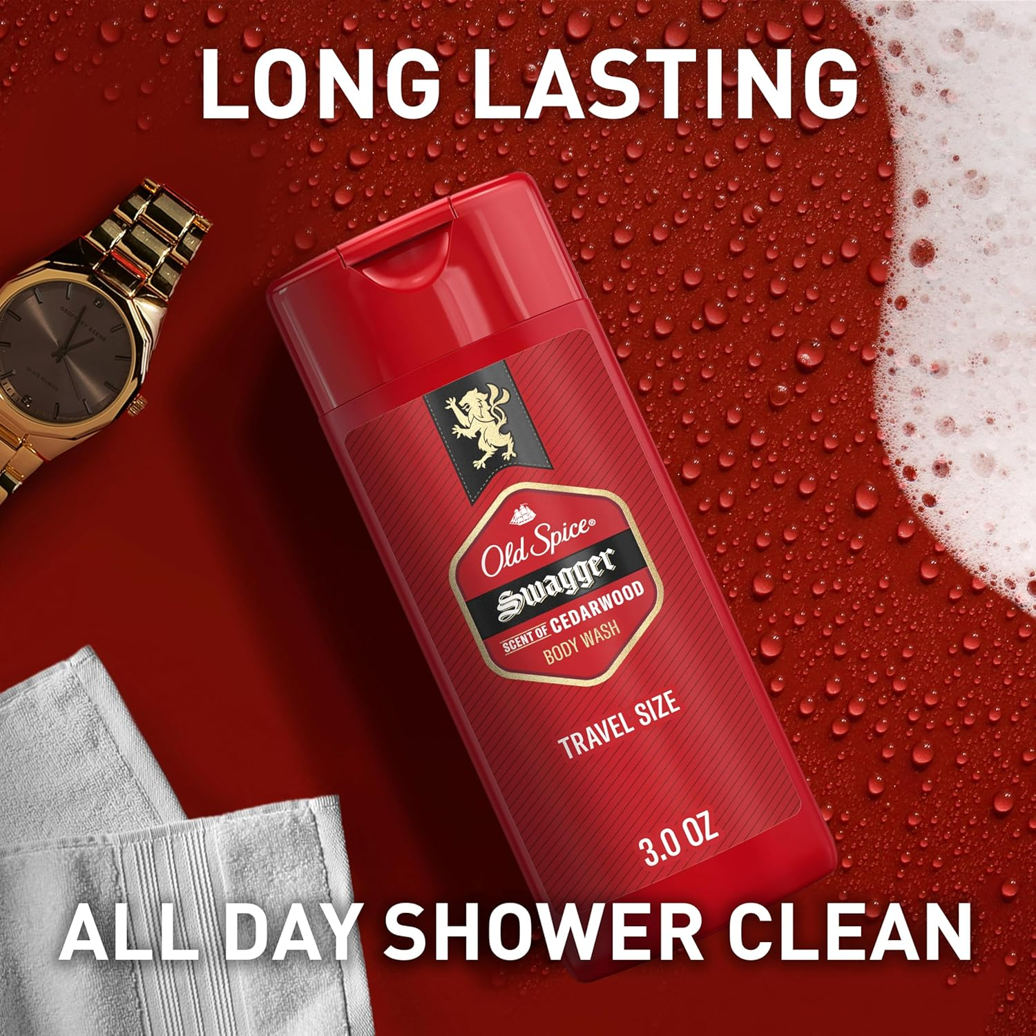 Old Spice Red Zone Swagger Scent Men'S Body Wash, 3 Oz image number 1