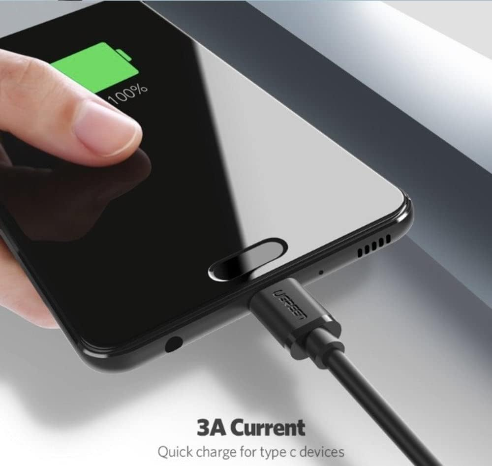 UGREEN 20884 USB 3.0 to USB-C Cable Black 2M image number 2