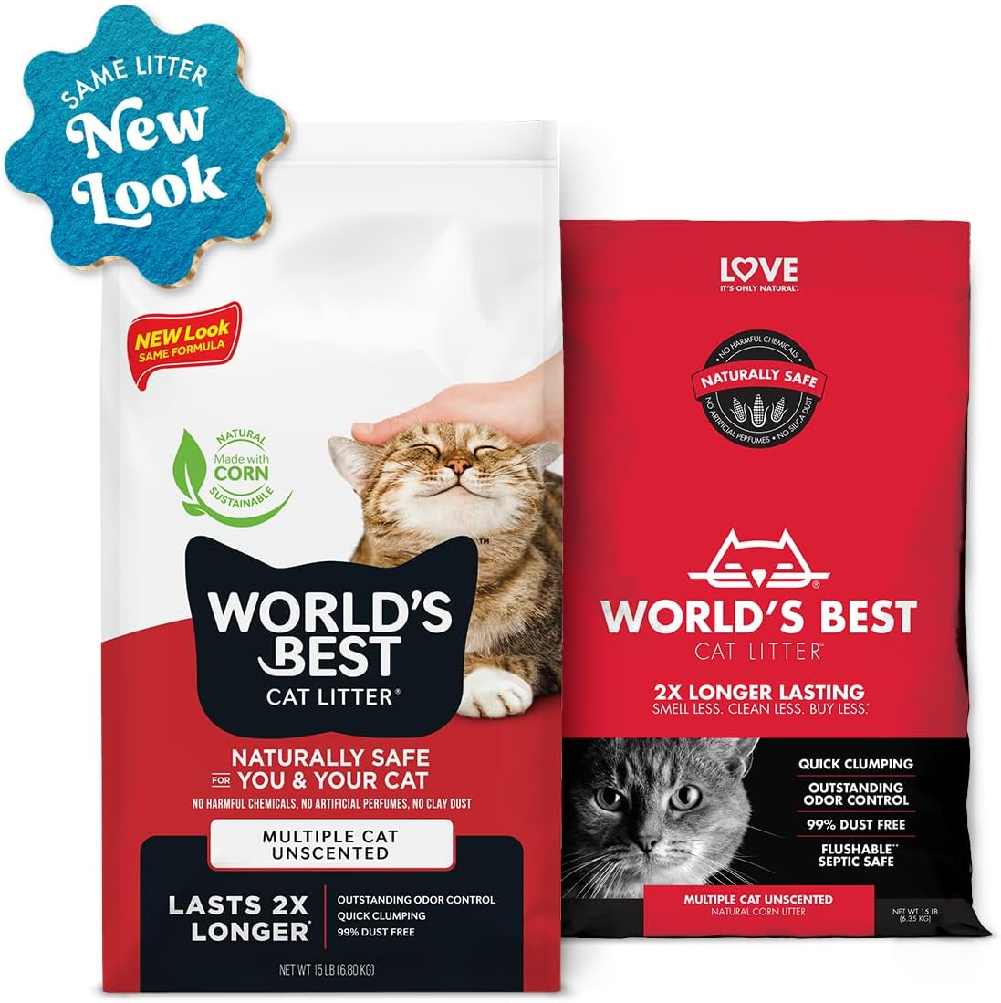 Worlds Best Multiple Cat Clumping Litter - 8 Lb. image number 3