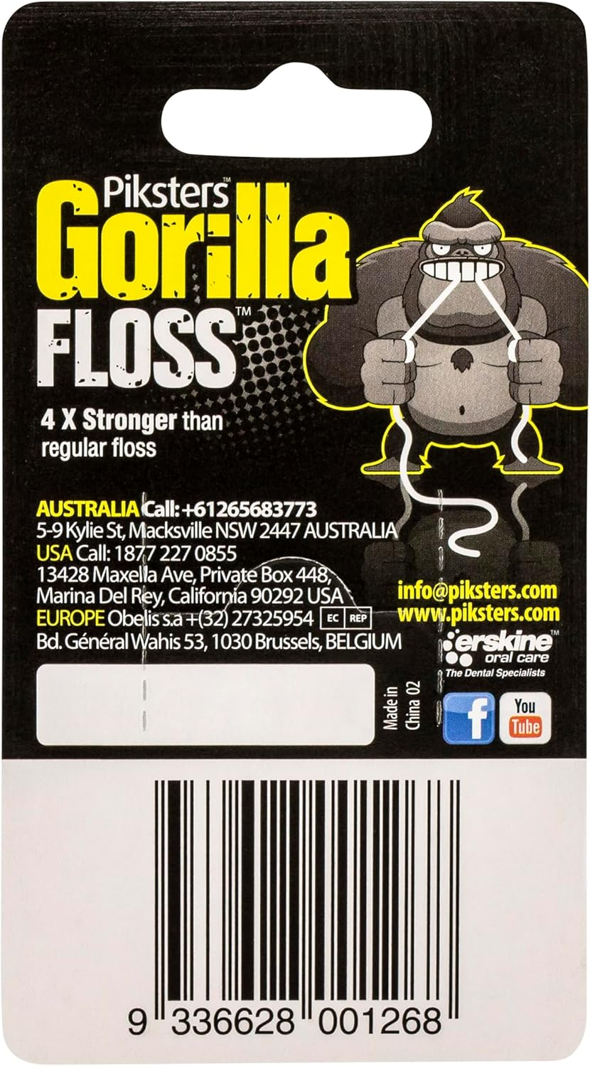 Piksters Gorilla Floss, Blue, 30 M Length