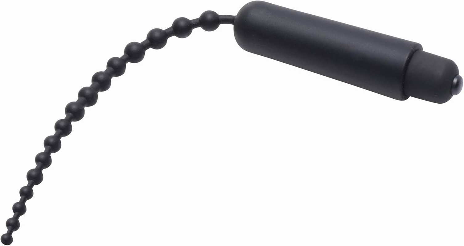 Master Series Dark Rod Vibrating Beaded Silicone Sound image number 3