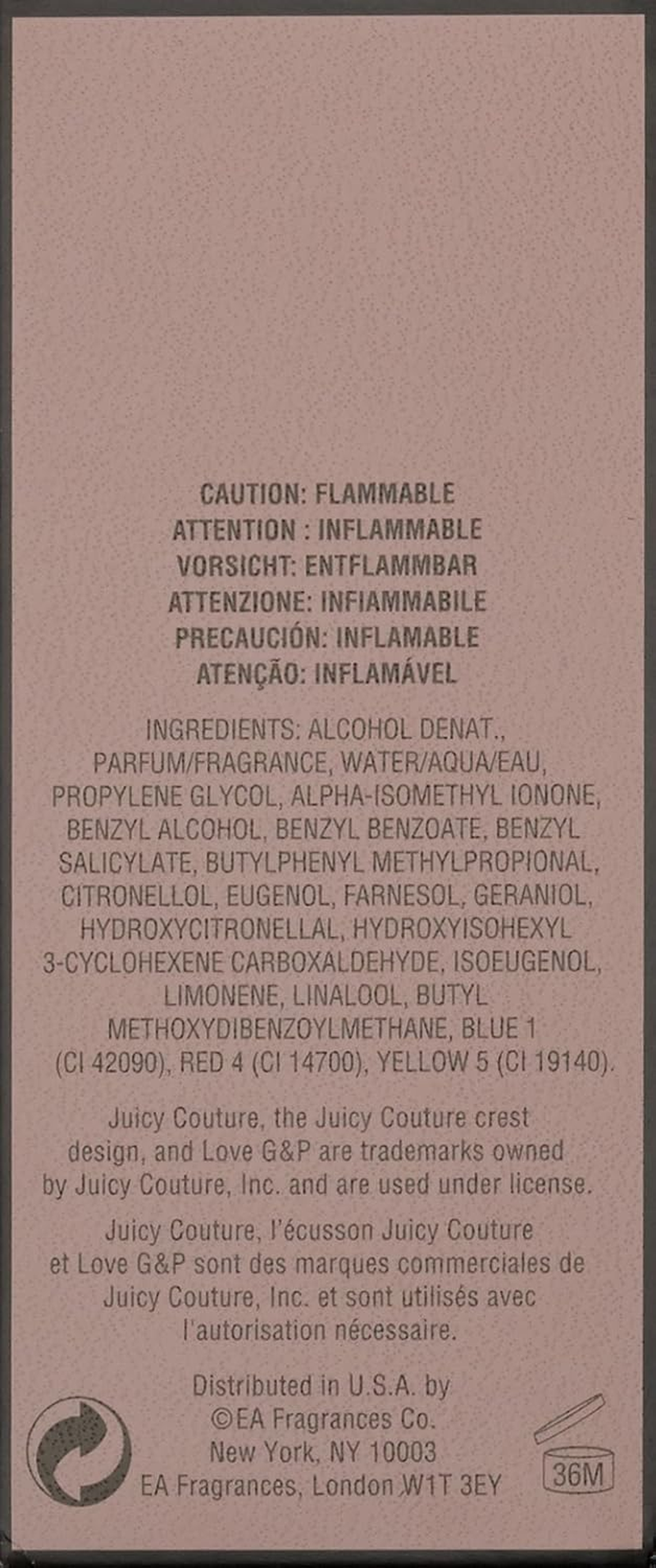 Juicy Couture Juicy Couture EDP for Women 1 Oz/ 30 Ml, 30 Ml image number 1