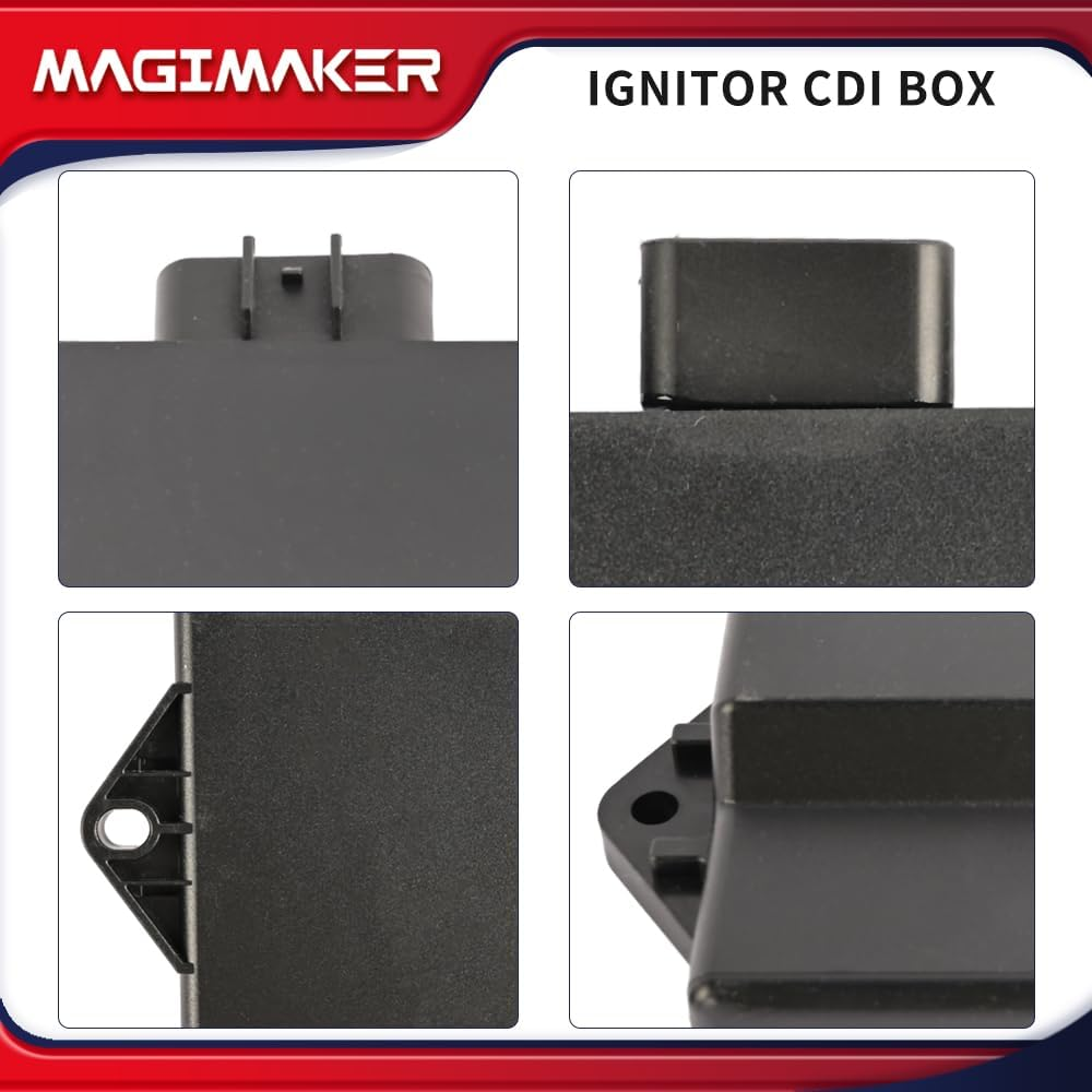 Magimaker Ignitor CDI Box, CDI Module Compatible with Yamaha Kodiak 400 YFMFA 2005 2006, Grizzly 400 YFM4FG 2007 2008 Replace 160-02088 1P1-85540-00-00 image number 2
