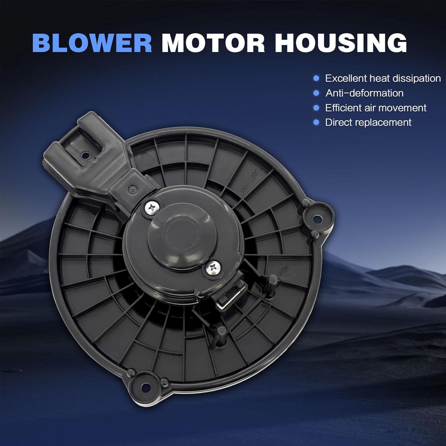 HVAC Heater Blower Motor with Fan Cage Compatible with Honda Fit 2009-2013, Honda City 2009-2013, Replace# 79310-TMO-G01, BM00029DX image number 1