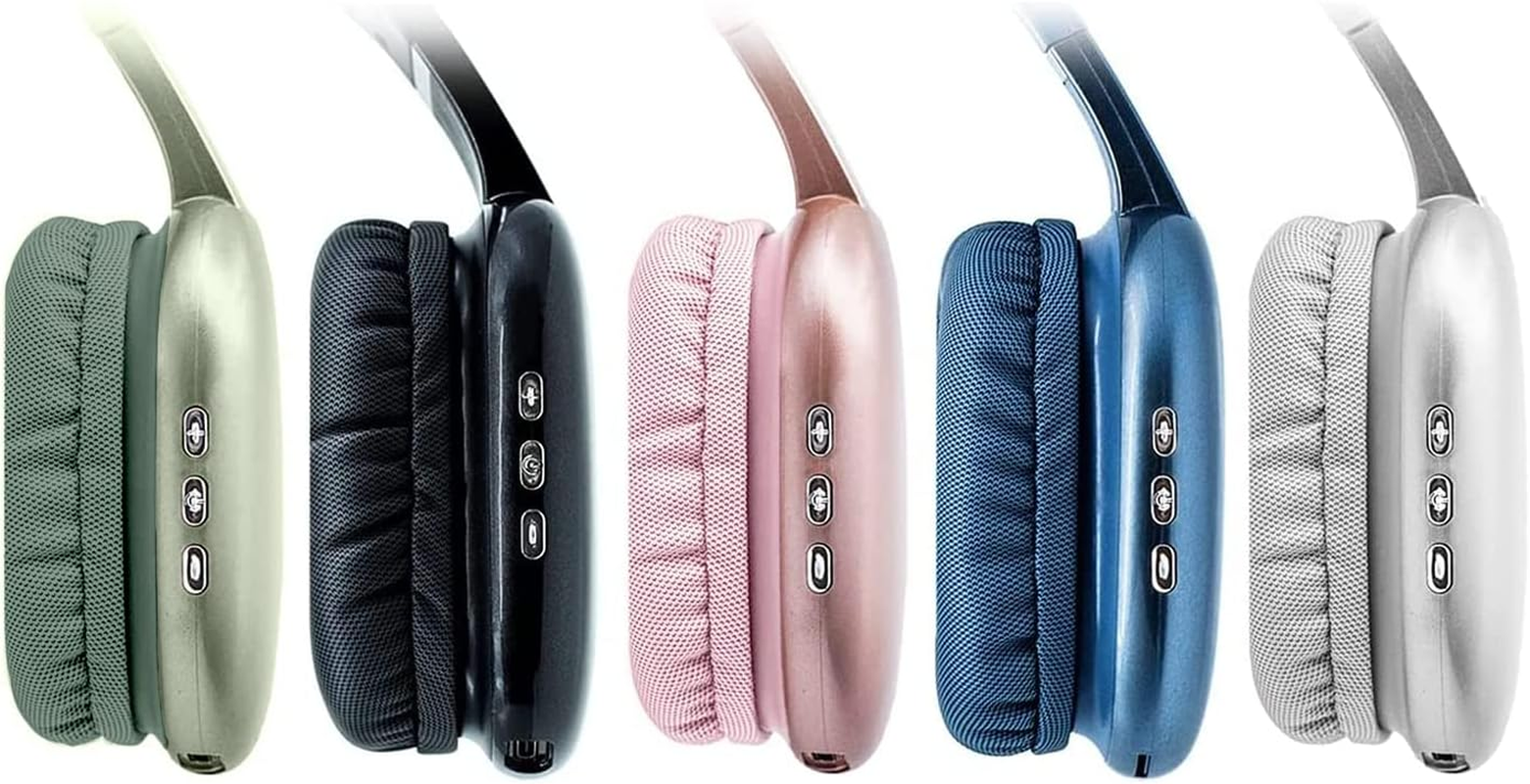 Ijoy Ultra Wireless Headphones with Microphone - Rechargeable over Ear Bluetooth Headphones with 10Hr Playtime, SD Slot, Backup Wire - Soft Cushion Wireless Headset with Mic (Pink) image number 6