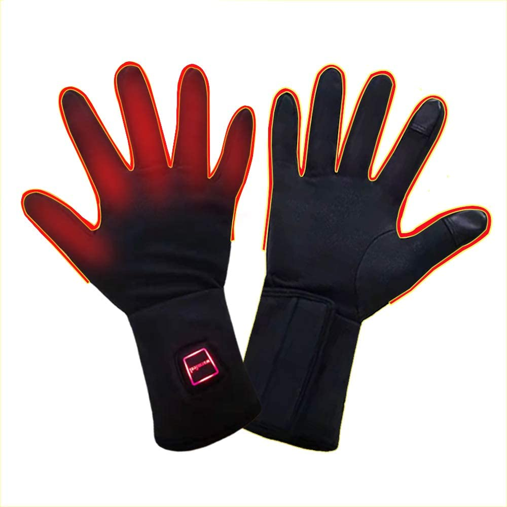 Flexible Electric Heated Gloves, Hand Wear for Arthritis Hands,Ultra-Thin Hand Warmer Gloves Screen Touchable for Driving Riding Climbing Hiking Cycling Outdoor Sports image number 5
