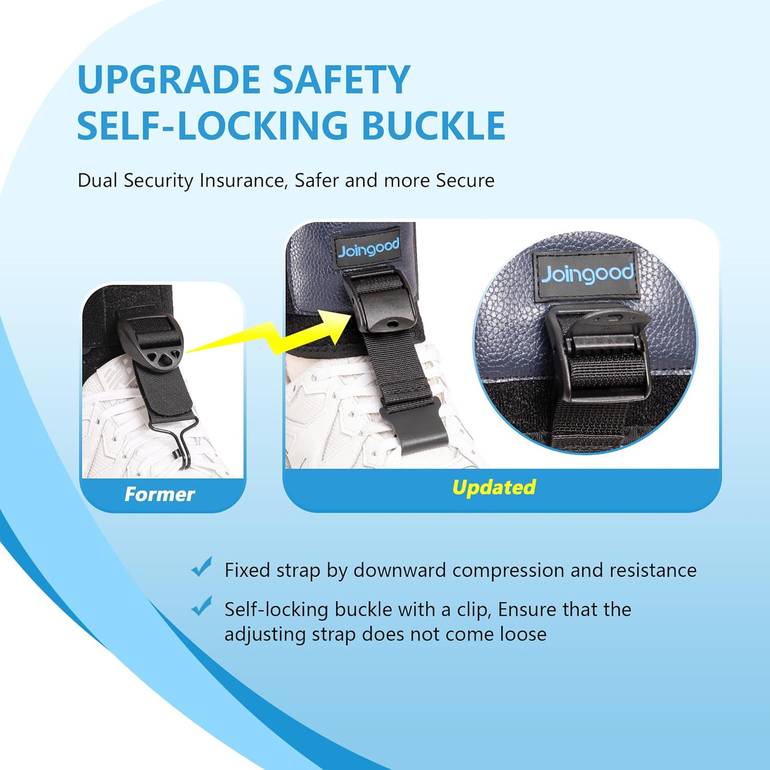 AFO Foot Drop Brace for Walking, Drop Foot Brace for Walking with Shoes, Adjustable Foot Brace for Drop Foot Support, Soft Drop Foot Braces, Fits Left or Right Foot, Women & Men(S/M) image number 3