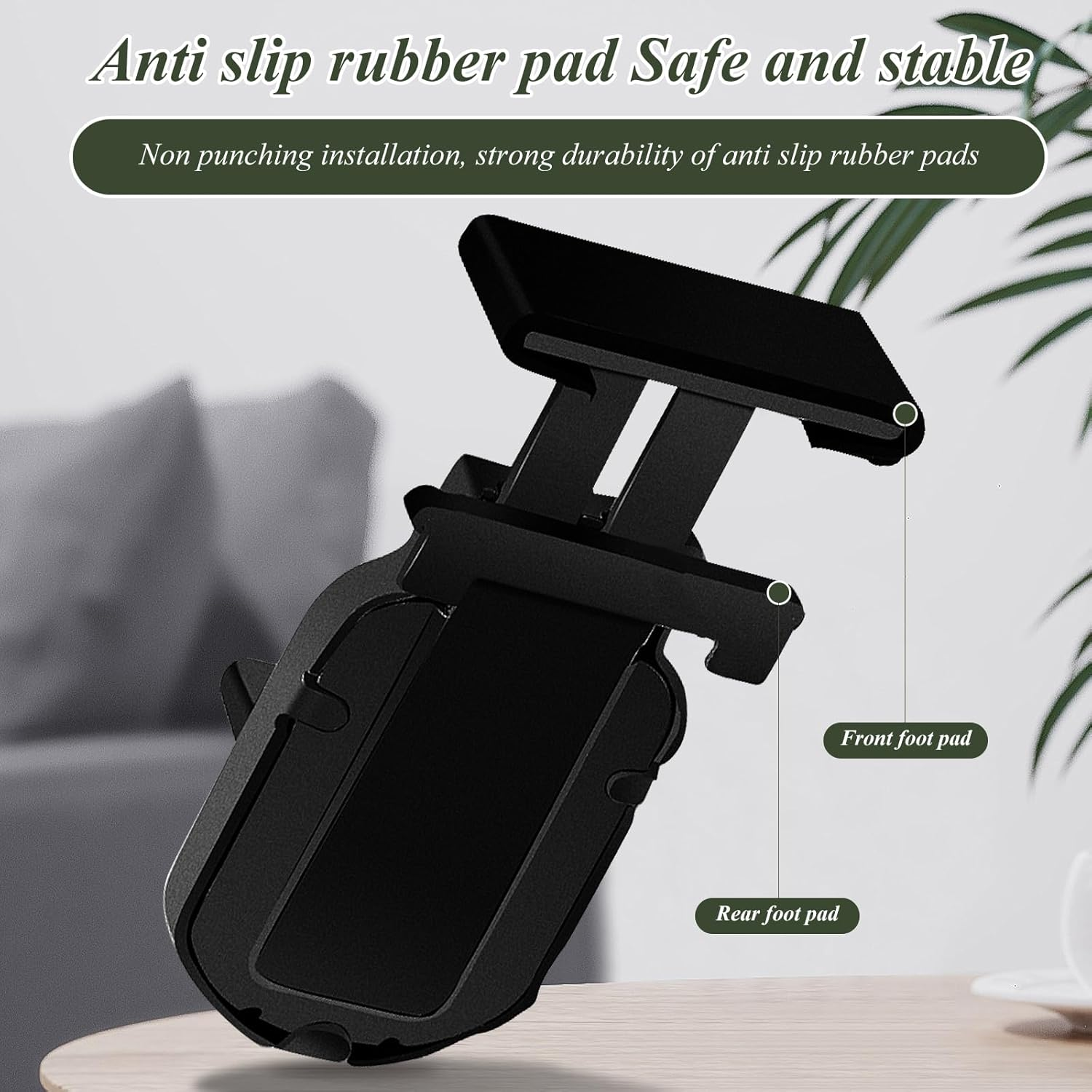 Upgrade 4 Pack Sliding Window Locks for Horizontal Sliding Windows Security Lock Adjustable Window Track Rail Stoppers for Child Safety and Travel image number 4