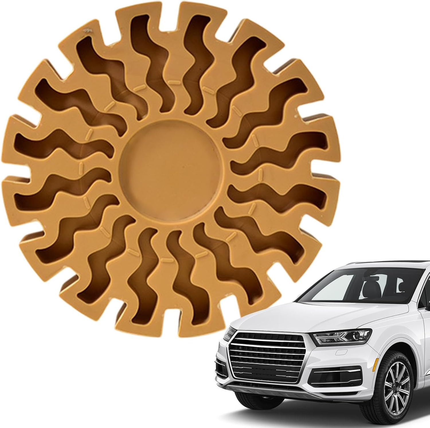 Generico Rubber Wheel for Decals, Wheel for Removing Adhesive | Rubber Drill Rubber for Car | Precise and Efficient Adhesive Wheel Remover for Boats And image number 4