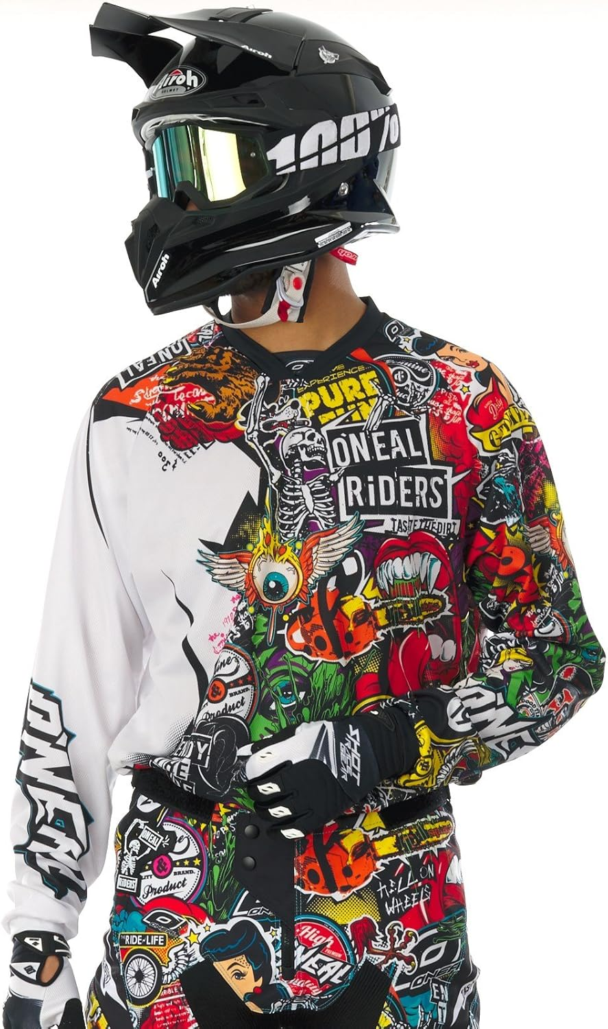 O'NEAL 0023-102 Mayhem Crank Men'S Jersey (Black/Multi, Small) image number 6