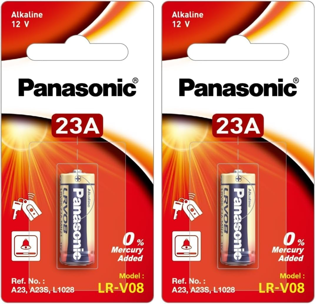 Panasonic 12V Alkaline Car Alarm Battery, 1-Pack (LR-V08L/1BPA) image number 1