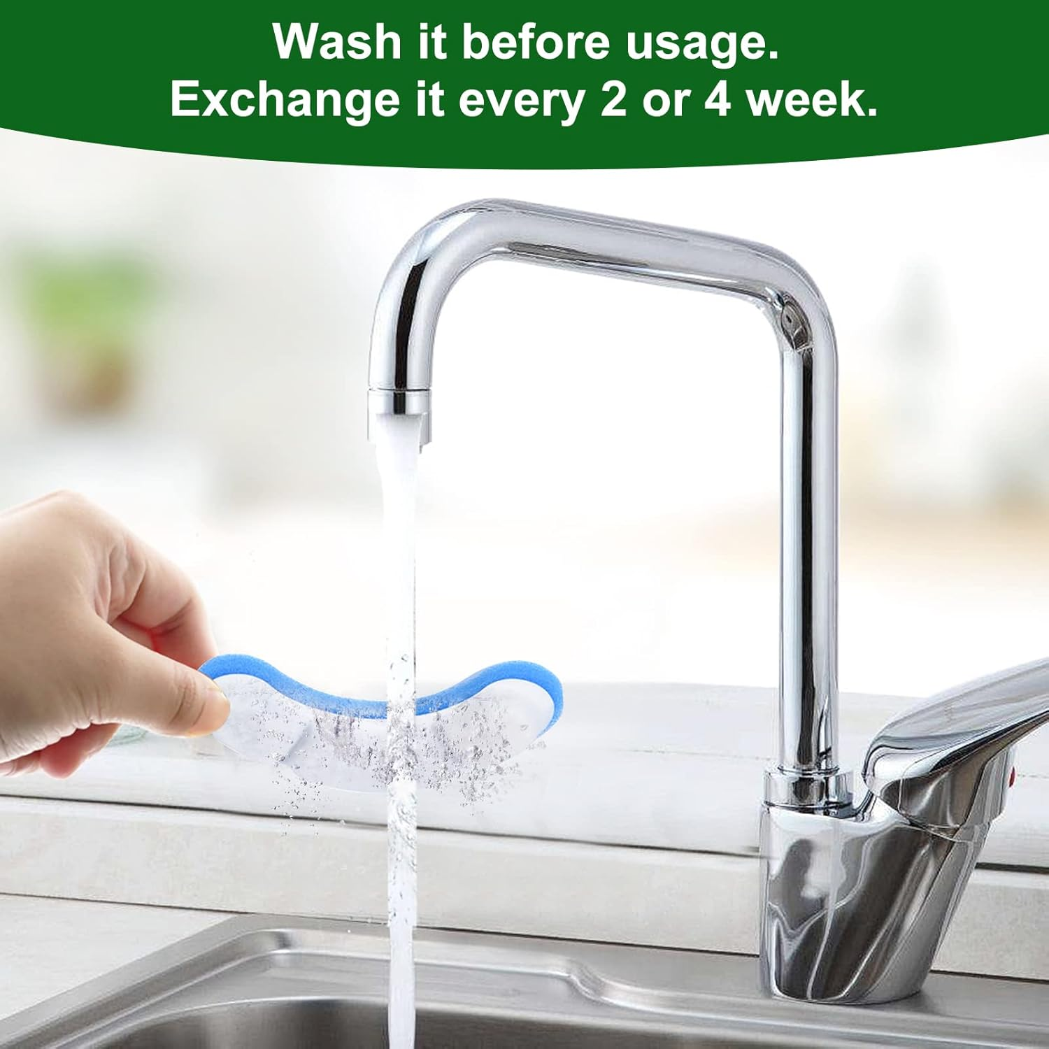 Irfora 8 X Filter for 61 Oz / 1.8 L Transparent Cat Fountain Filter Drinking Fountain Activated Carbon Filter Replacement Filter for Cat Fountain image number 1