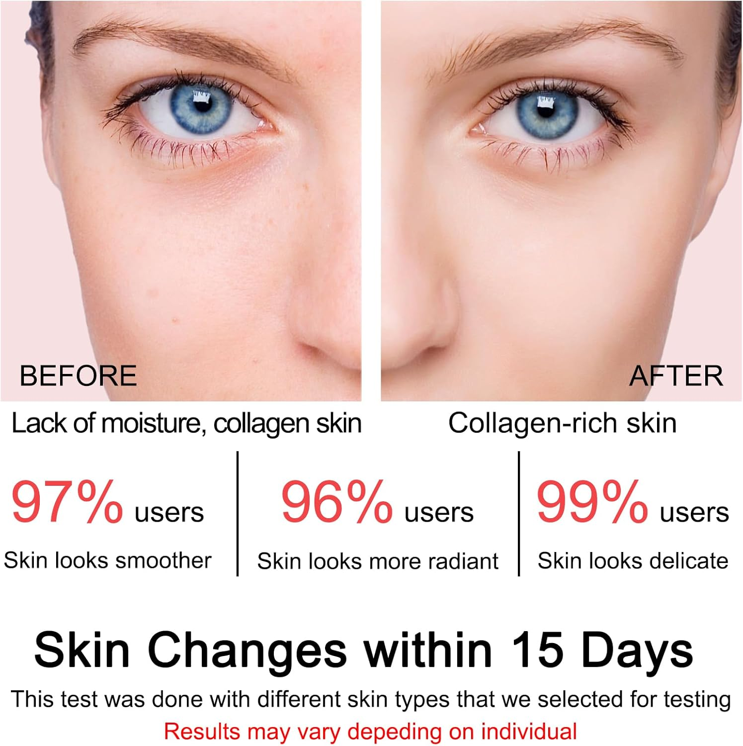 Collagen Jelly Cream with Niacinamide, Facial Skin Care Products for Women, Freeze-Dried Hydrolyzed Collagen Face Moisturiser, Brightening Skincare to Reduce Fine Lines & Dullness for Glass Skin Glow image number 1