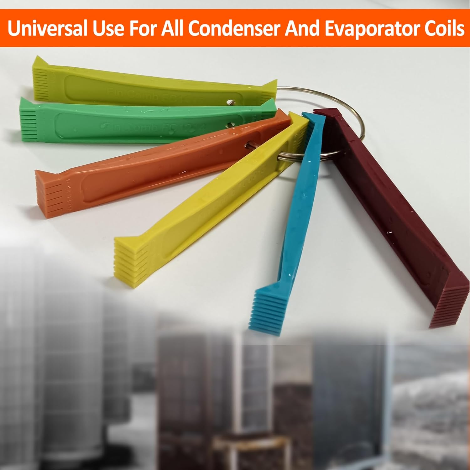 Vypart FCR6 AC Coil Fin Comb Straighter-Radiator Condenser Fin Comb(6 Fin Combs Covering 12 Size Fins) image number 5
