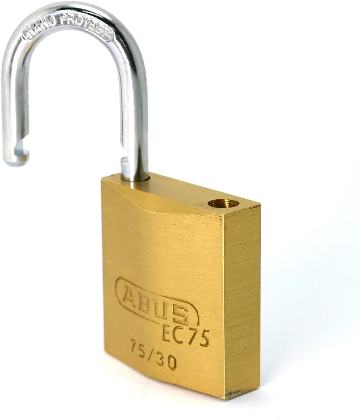 ABUS Brass Padlock BPEC75/30 KD Dimple Cylinder Rose Number image number 5
