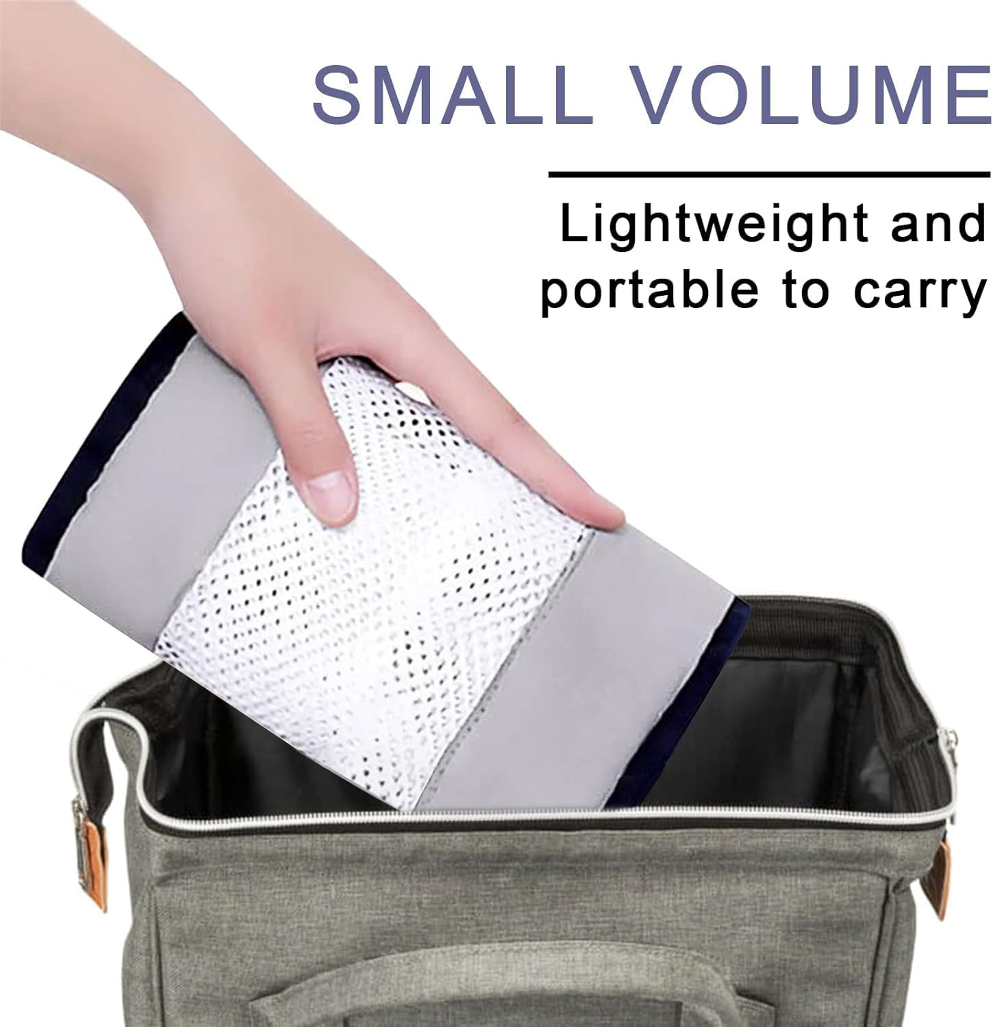 Adjustable Baby Sling Carrier - One Shoulder, Lightweight Mesh Hip Carrier for Newborn to Toddler, Infant Carrying 10-45 Lbs, Grey image number 4