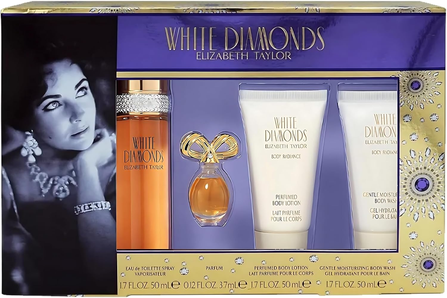 Elizabeth Taylor White Diamonds EDT 50Ml Gift Set image number 1