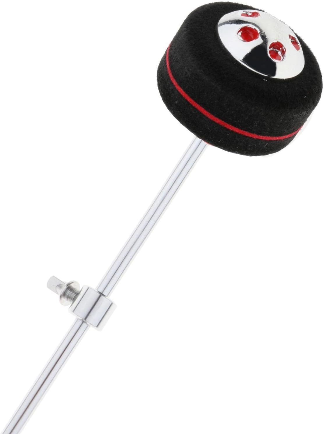 Generic Drum Kick Beater Head,Stainless Steel,Black Drum Pedal Beater, image number 1