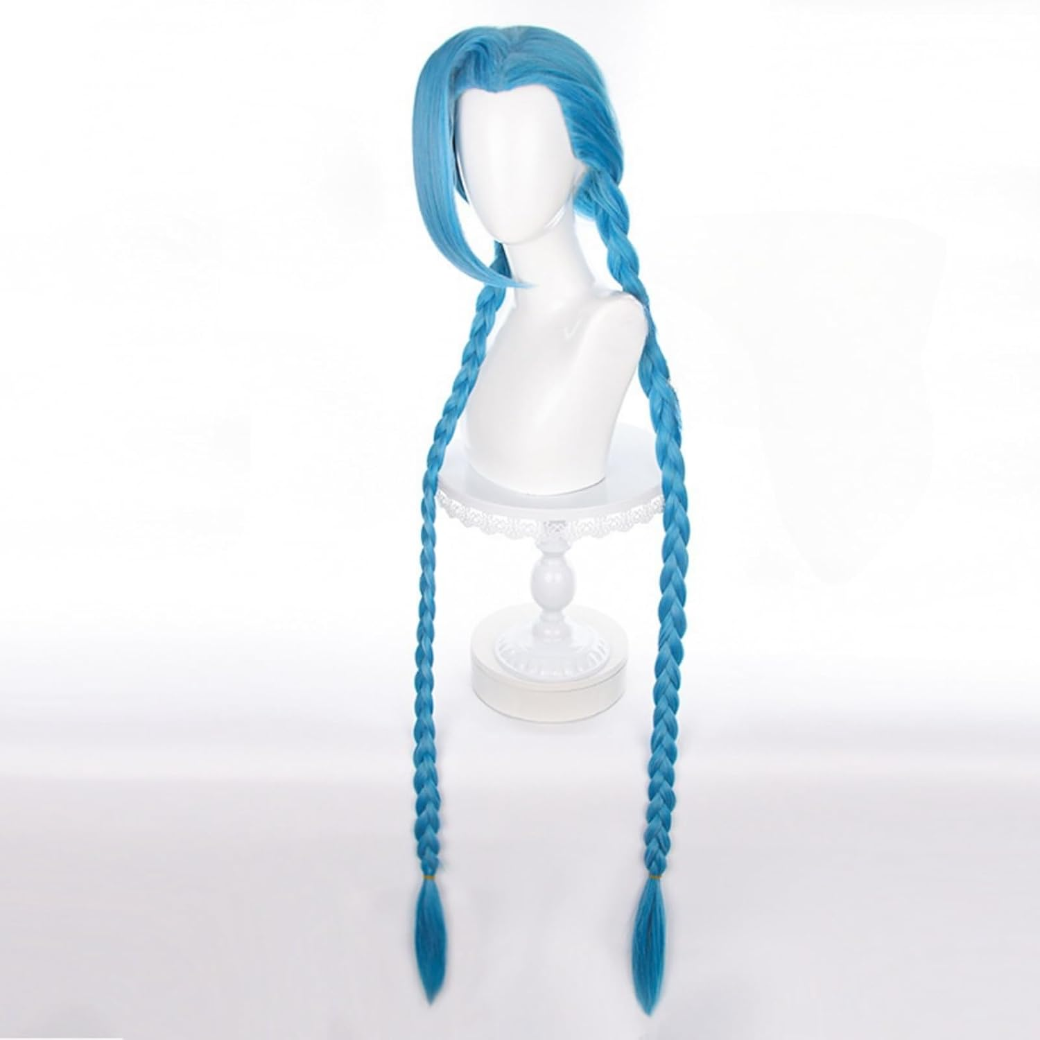 Hamish Game Anime Blue Wig Loose Cannon Cosplay Wig with Wig Cap Heat Resistant Hair Game Anime Cosplay for Holiday, Festival, Cosplay Party, Comic Exhibitions