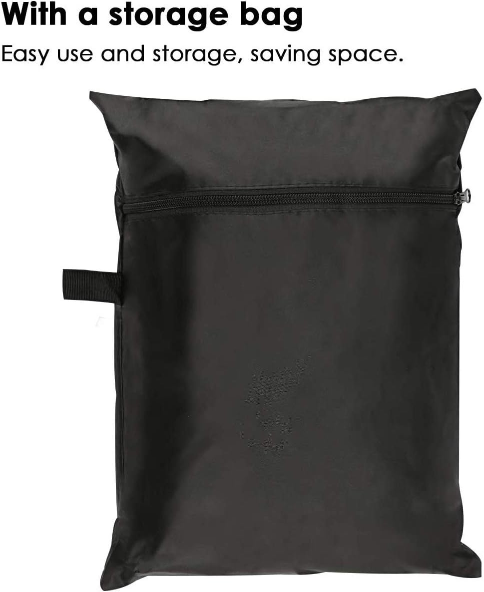 Chaise Lounge Cover with Storage Bag, Generic Waterproof Patio Recliner Cover, Sun Lounger Cover, Windproof Anti-Uv Dust-Proof Garden Sun Lounger Cover, Outdoor Patio Sunbed Beach Recliner Cover (1)