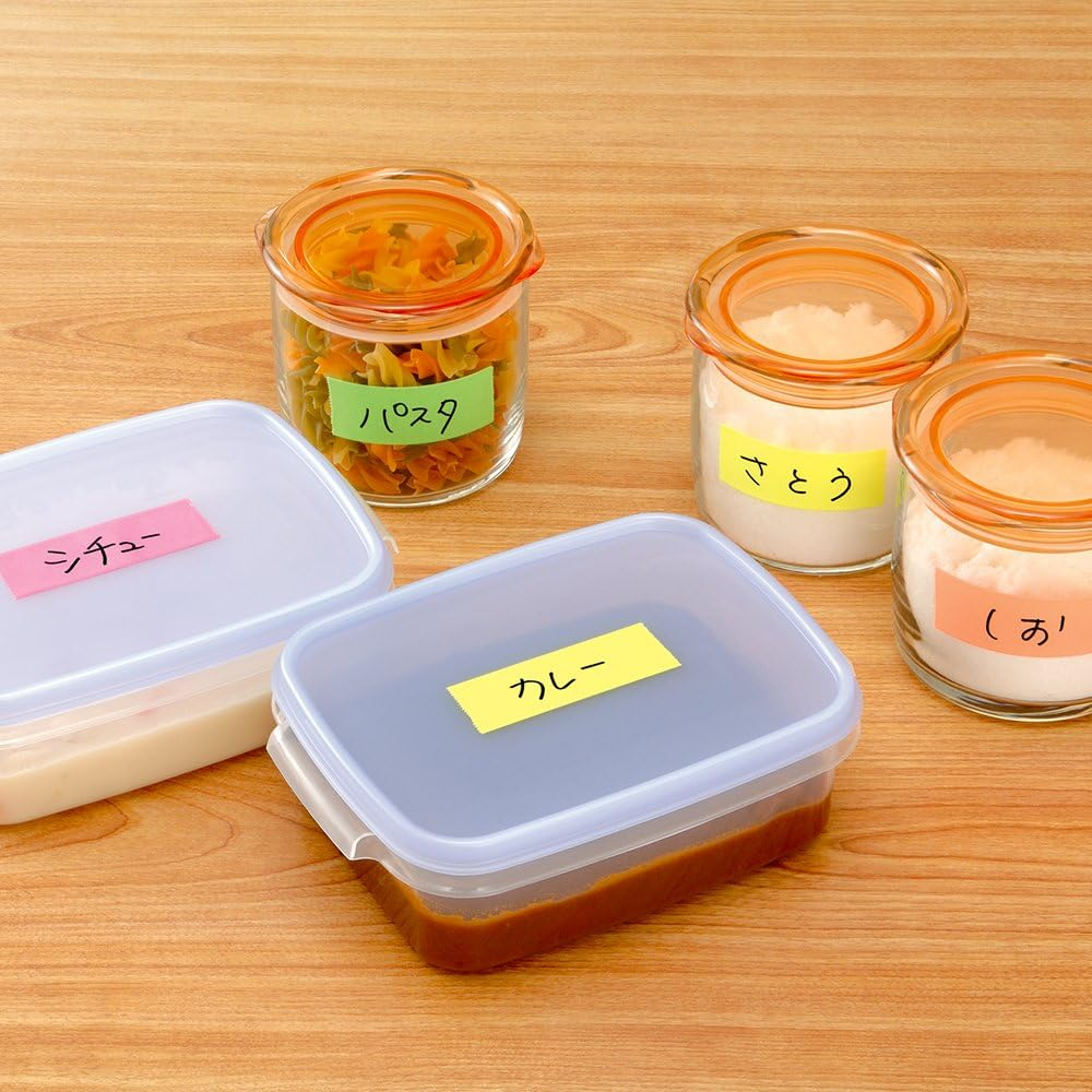 Yamato NORK-25CH-6C Sticky Notes, Noteck, Roll Tape, with Cutter, 1.0 Inches (25 Mm) X 32.8 Ft (10 M) - Rose/Lemon image number 2