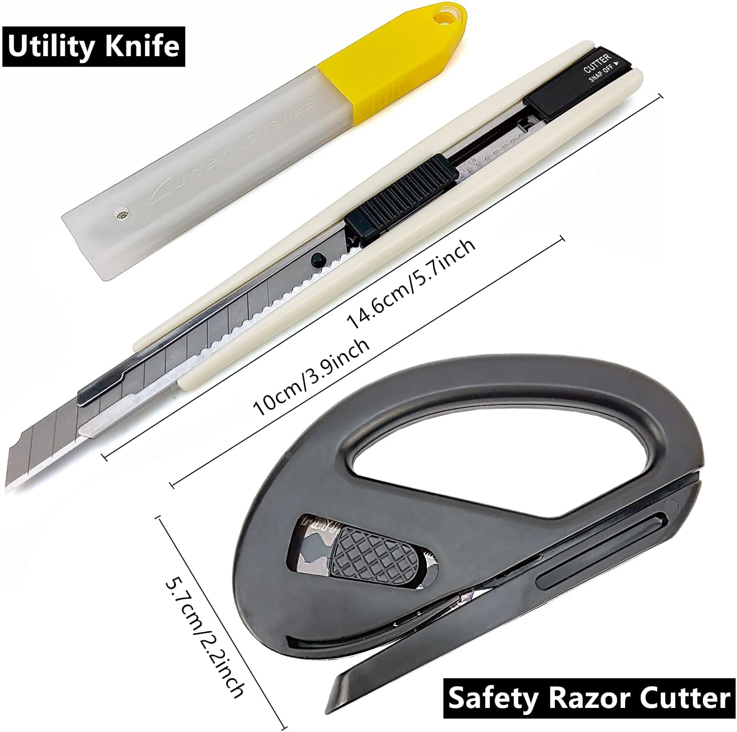 Umaki Vehicle Wrap Kit for Vinyl Wrap PPF Window Film Tint, Vinyl Application Kit Tinting Tools with Scraper, Corner Trim Tools, Rubber Squeegee, Film Knife Cutter, Cleaning Cloth, Wrap Magnets image number 6