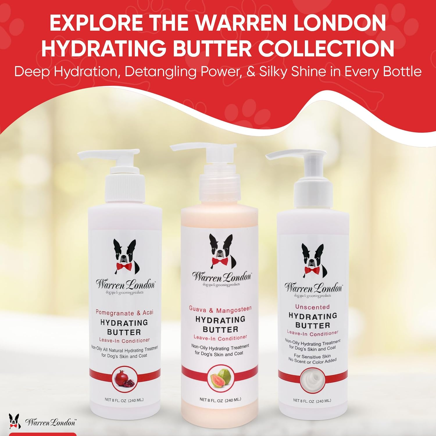 (240Ml) - Warren London Guava & Mangosteen Hydrating Butter Leave-In Conditioner