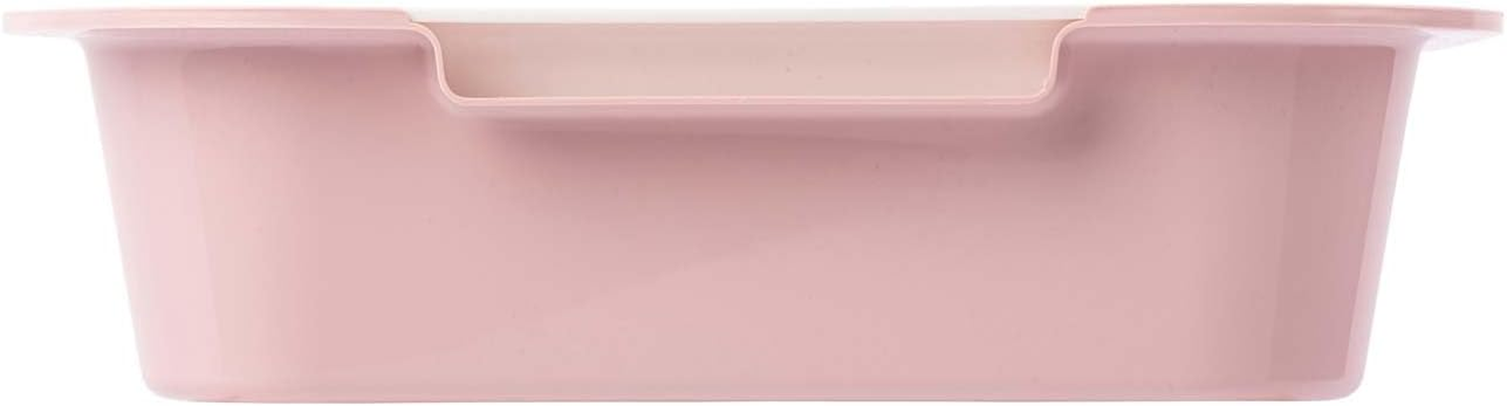 Cat Litter Tray Kitten Toilet Cleaning Strainer Pink Cat Litter Tray image number 2