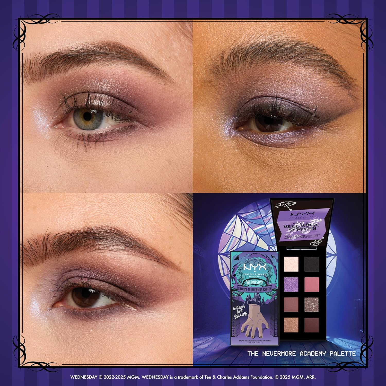 NYX Professional Makeup Wednesday the Nevermore Academy Palette image number 6