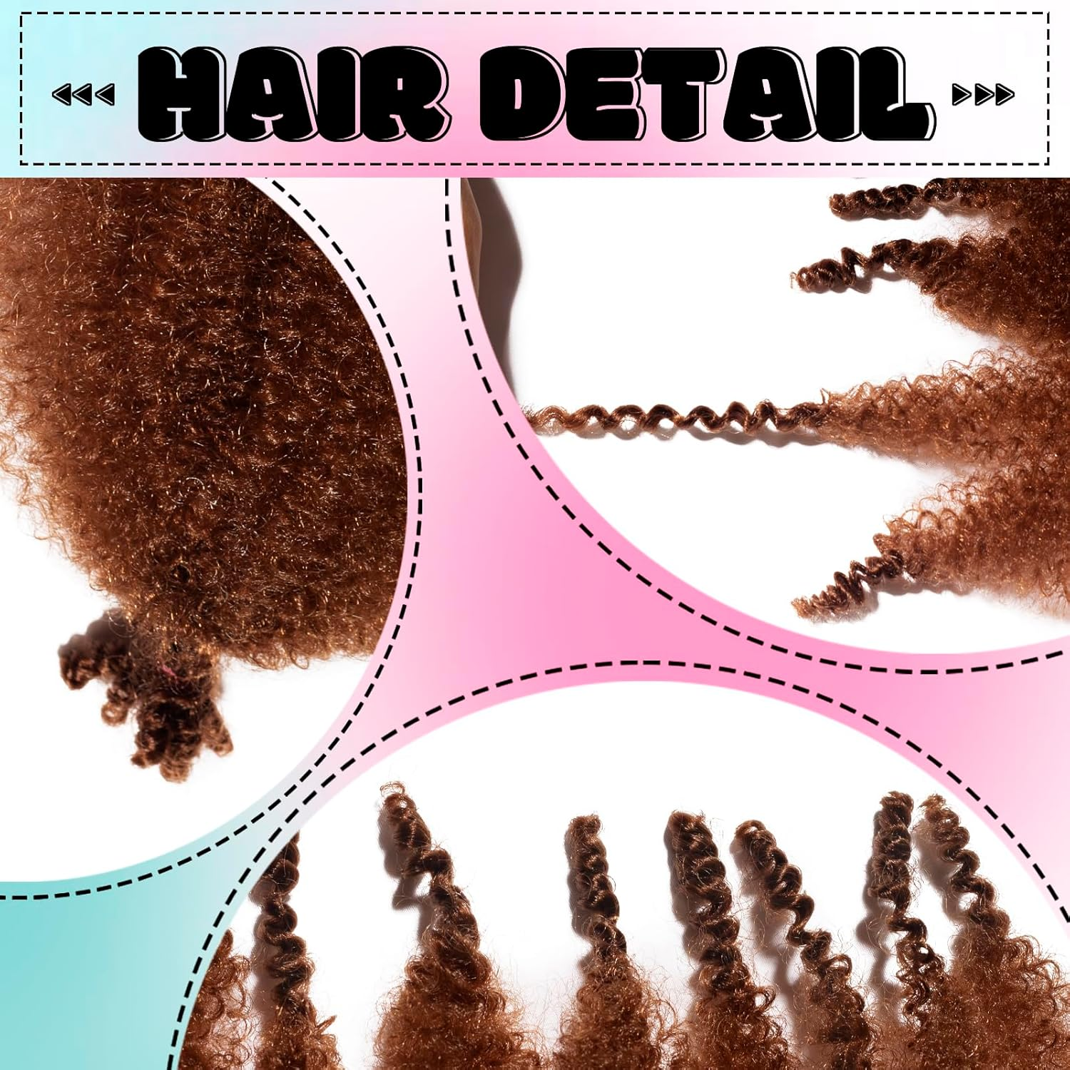 Springy Afro Twist Hair Pre Fluffed Marley Twist Braiding Hair Spring Twist Hair Wrapping Hair for Soft Locs Hair Extensions (30#, 24 Inch(Pack of 3)) image number 6