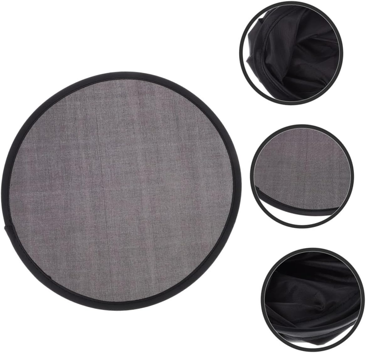 CORHAD Pack round Folding Hand Fans for Summer Instant Cool Portable Disc Fans Lightweight Compact for Weddings Festivals Decor image number 6