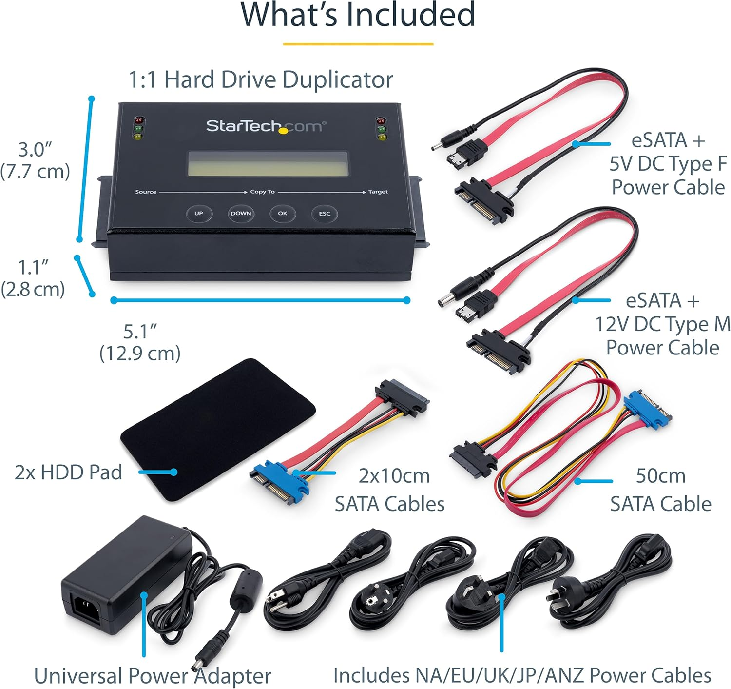Startech.Com Standalone 2.5/3.5 Inches SATA Hard Drive Duplicator with Multi HDD/SSD Image Backup Library (SATDUP11IMG) image number 6