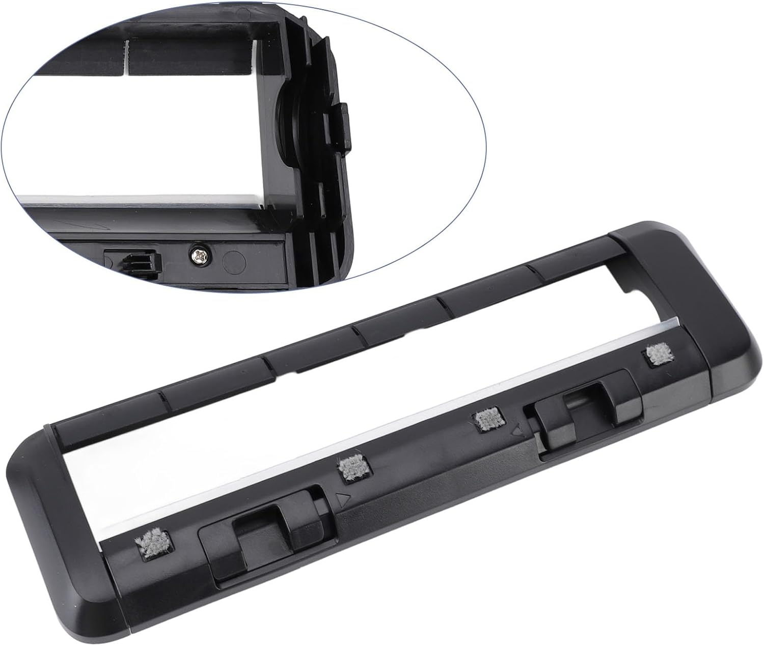 Vacuum Main Brush Cover for X10 X20 X30, Durable ABS Material, Easy Installation, Suitable for Home and Outdoor Use, Black image number 3