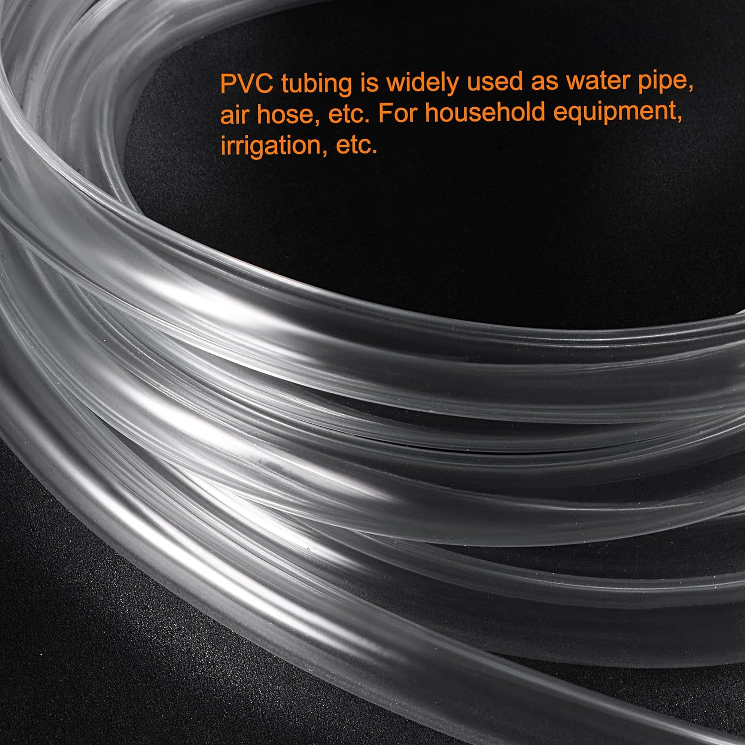 Sourcing Map PVC Transparent Hose Vinyl Tubing 1.5Mm ID 2Mm OD 2M Flexible Lightweight for Water Tube,Air Tube image number 6