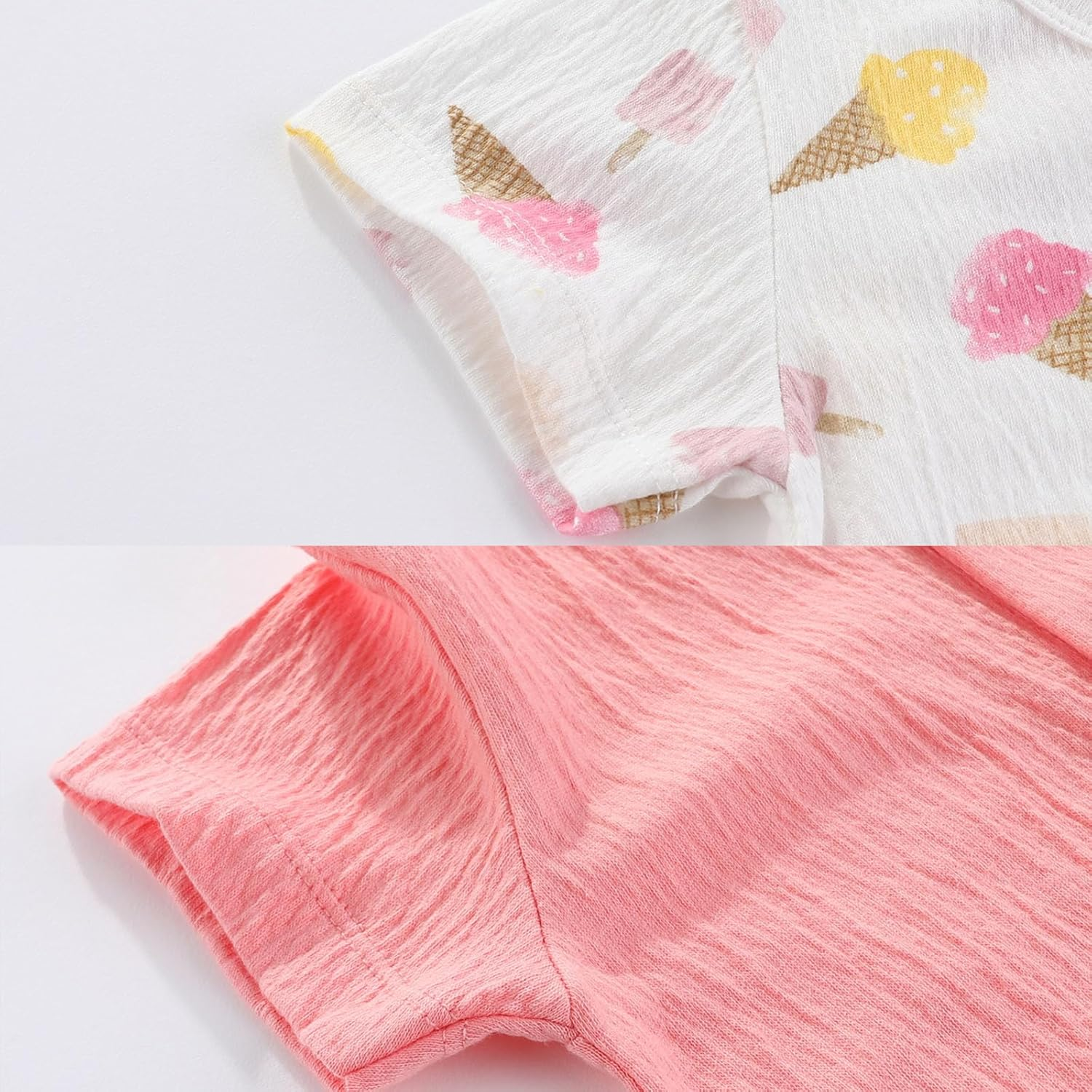 Ruliby Baby Romper Summer Breathable Infant Clothes Set 0-24 Month image number 3