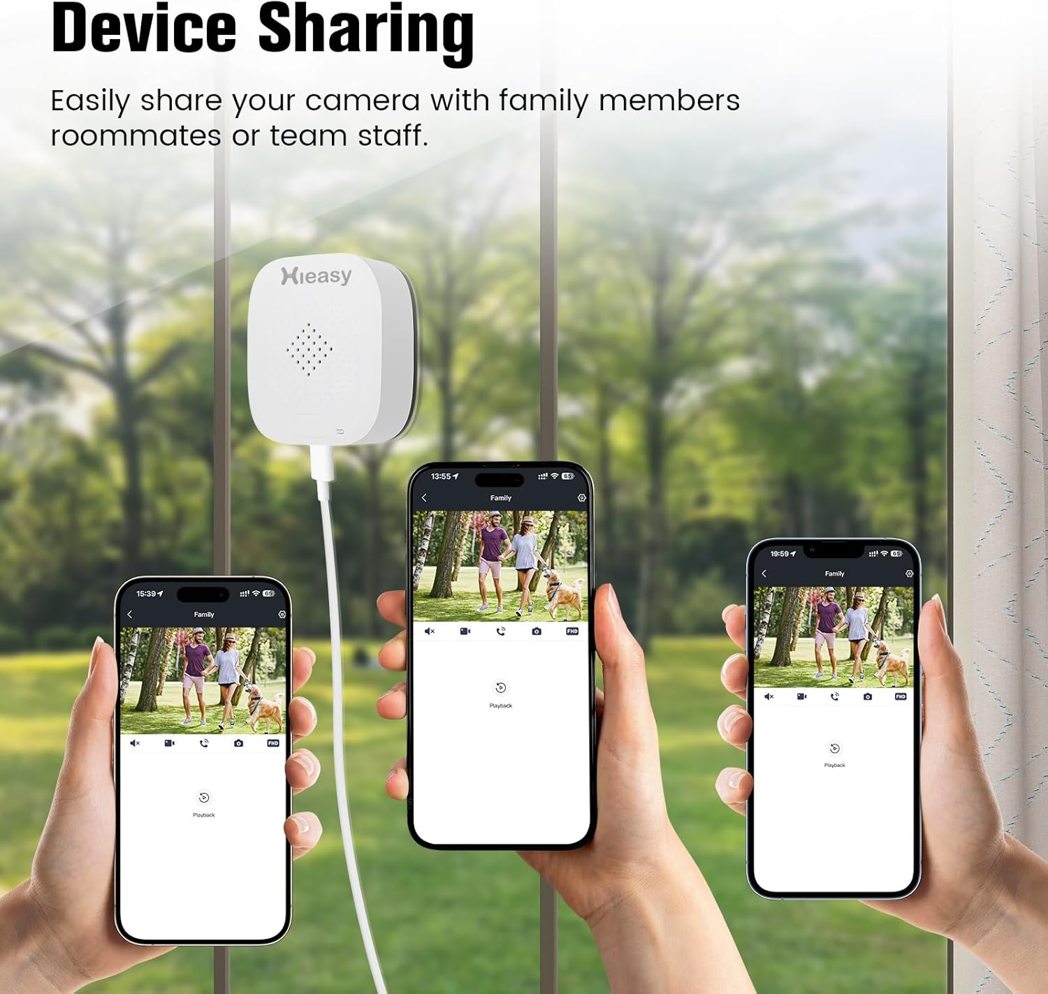 4MP 2.5K Window Camera with 2.4G&5Ghz Wifi, Color Night Vision, No Subscription Required, 7/24 Recording, Quick&Easy Installation (1Pack) - 1Pack image number 6