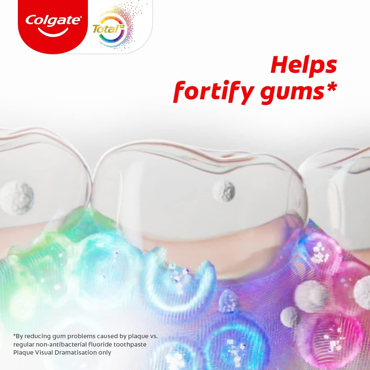 Colgate Total Plaque Release Toothpaste, 95G, Farm-Grown Natural Mint, for Stronger Gums image number 6