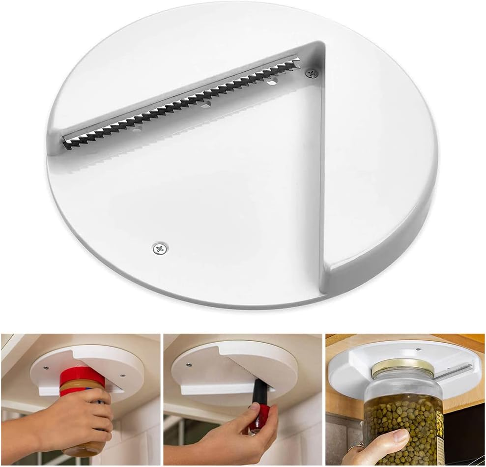 UP to 5X Arthritis Jar Opener for under the Kitchen Cabinet Counter Lid Remover image number 6