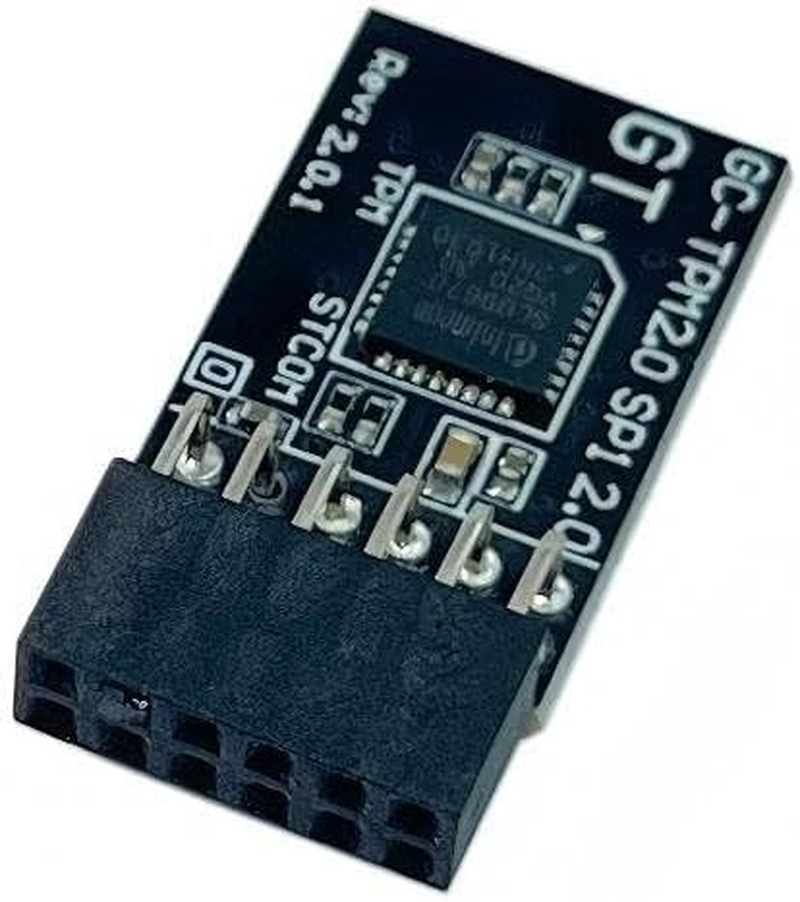 TPM2.0 SPI 12Pin Module with SLB9670 Replacement for Gigabyte Motherboard Z790 D/D Ax/Eagle,Z790 AORUS Elite AX Ice/Elite X WIFI7/XTREME X,Z790M AORUS Elite/Ax ICE/AX Encryption Security Module image number 2