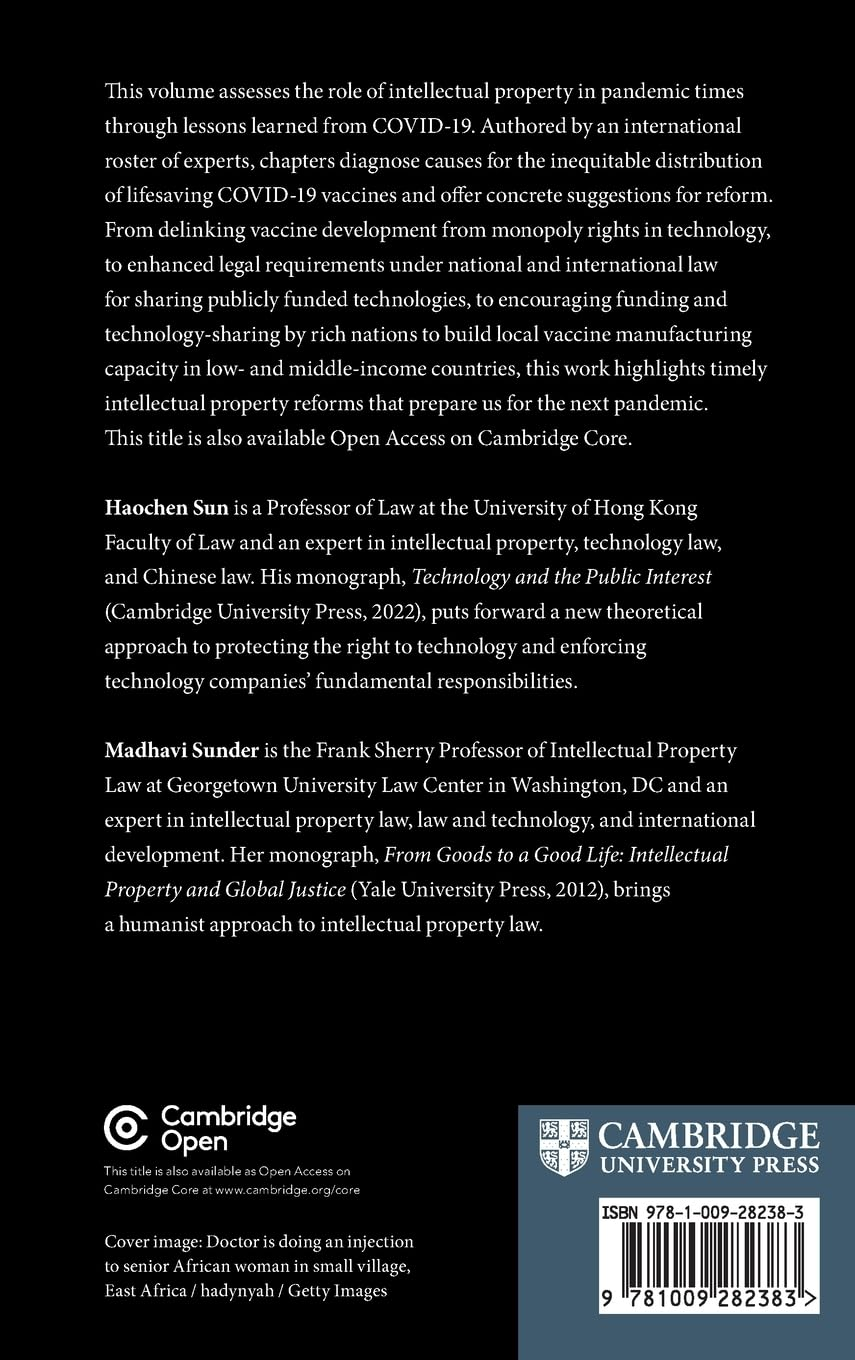 Intellectual Property, COVID-19 and the Next Pandemic: Diagnosing Problems, Developing Cures image number 1