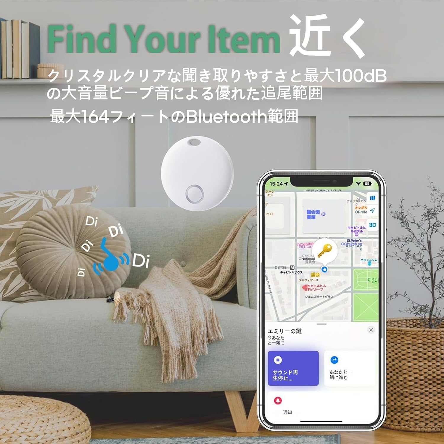 Tracker Tags-1 Pack, Smart Tag Luggage Tracker Works with Apple Find My (Ios Only), Waterproof Tracking Tags Item Finder for Keys, Luggage, Backpack, Wallet
