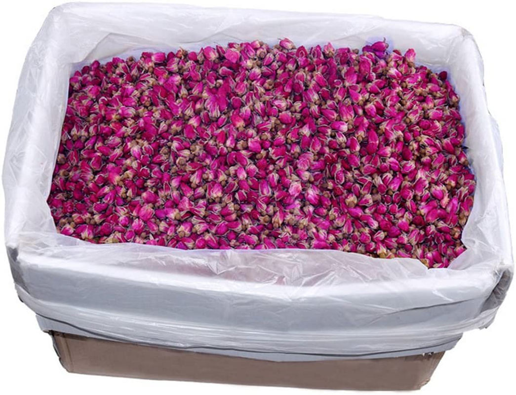 Tooget Fragrant Natural Red Rose Buds Rose Petals Organic Dried Flowers Wholesale, Culinary Food Grade - 4 OZ image number 3