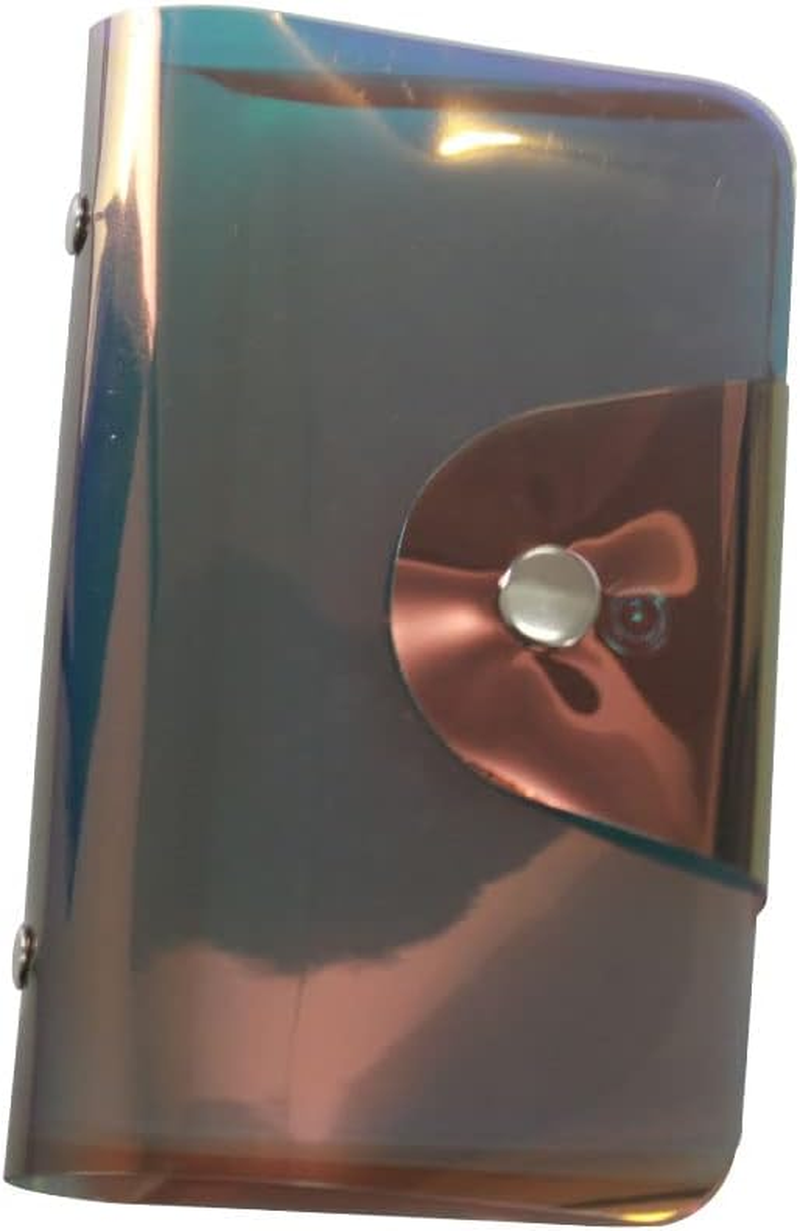 VNC 20 Slot Nail Plate Holder Organizer PVC Stamping Templates Stencil Storage Black Color Bag Cases Collecting Album for 6X12CM Templates image number 4