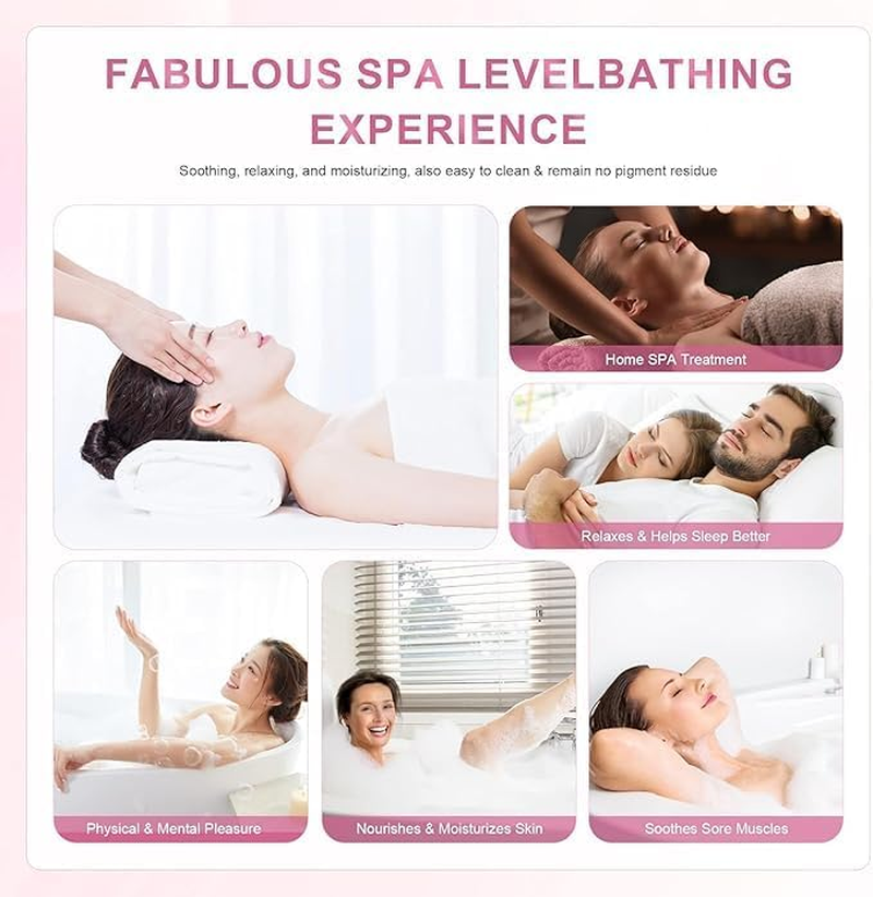 Bath Bombs Gift Set, 6 Handmade Bath Bombs with Essential Oils, Rich Fizz, Bubbles, Handmade Bath Bombs for Skin Moisturize image number 4